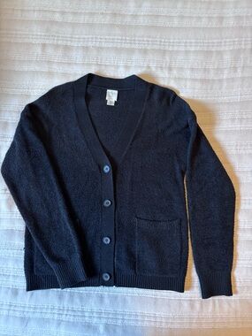 Joie Men's Black Button-Front Cardigan